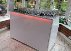 White Mobile Cocktail Bar Hire