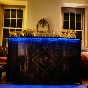Curved Gatsby Themed Bar Hire Liverpool, Manchester, Birmingham