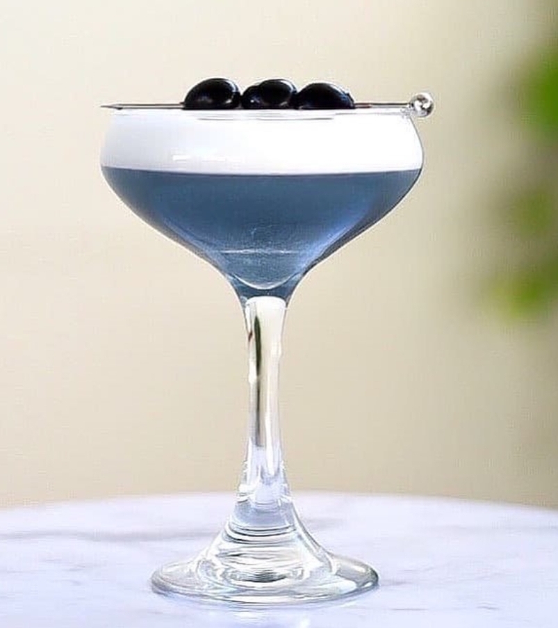 Blueberry Sour Cocktail