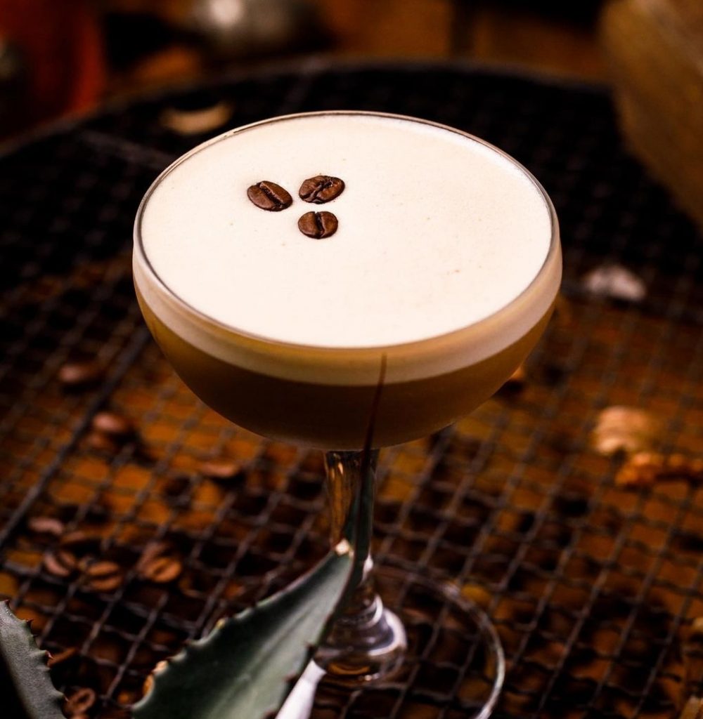 Salted Caramel Espresso Martini Cocktail