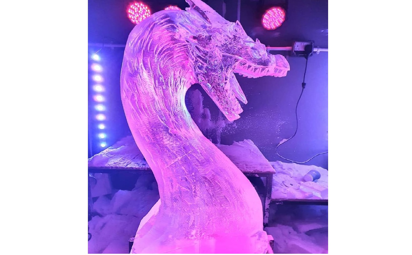 Game of Thrones (Dragon) Ice Sculpture 