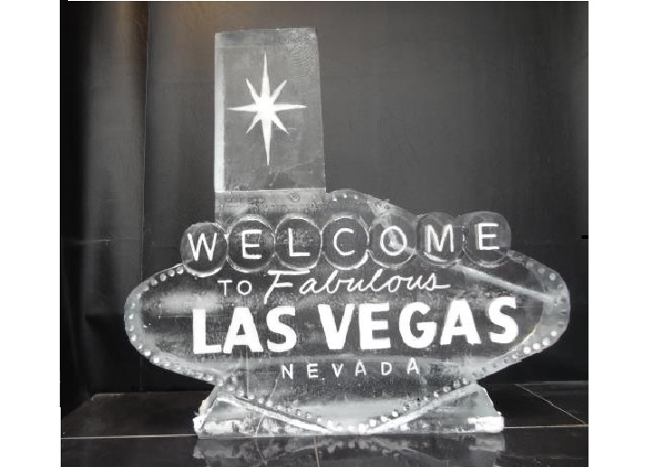 Las Vegas Themed Ice Luge