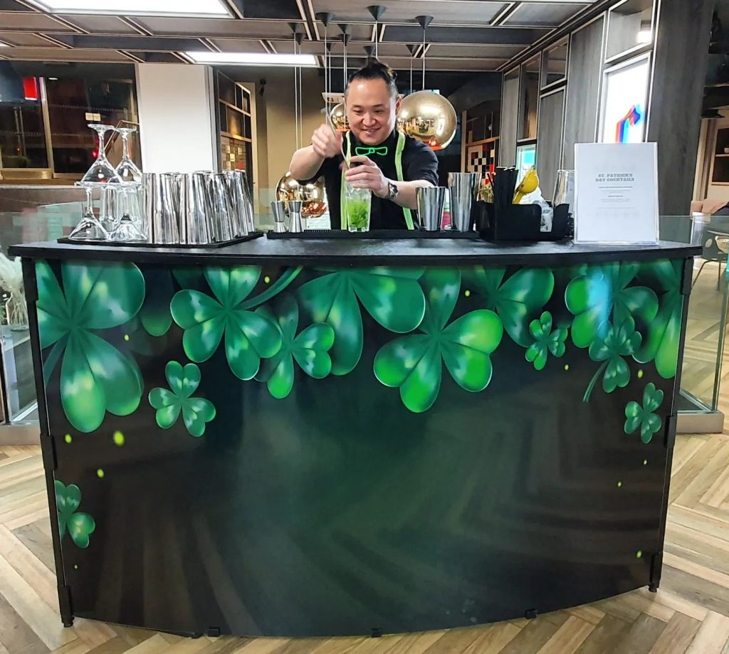 St Paddys Themed Bar Hire